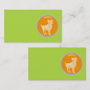 Tarjeta De Visita Aries Business Card