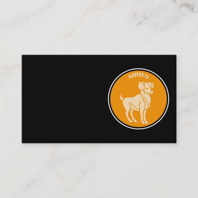 Tarjeta De Visita Aries Business Card (Anverso)
