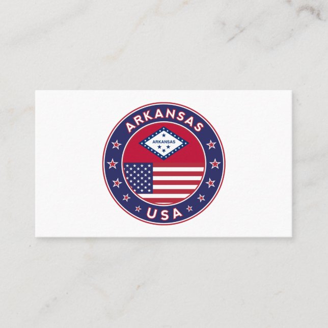 Tarjeta De Visita Arkansas (Anverso)