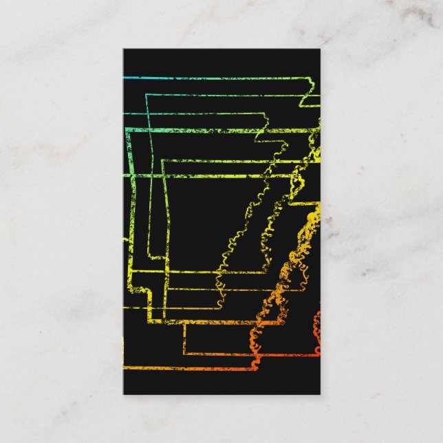 Tarjeta De Visita arkansas chill blur (Anverso)