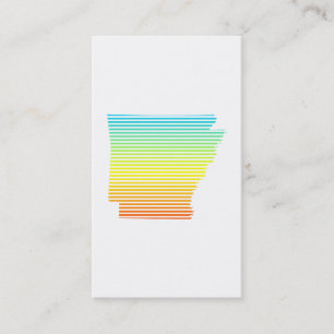 Tarjeta De Visita arkansas chill fade