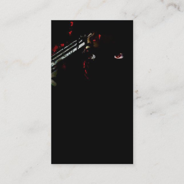 Tarjeta De Visita arma a su cabeza (Anverso)