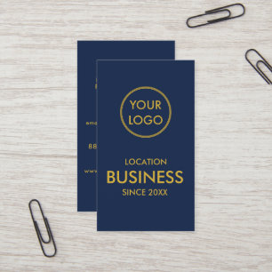 Tarjeta De Visita Armada con logotipo Minimalista de negocios de oro