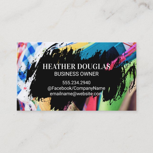 Tarjeta De Visita Armarios de colores (Anverso)