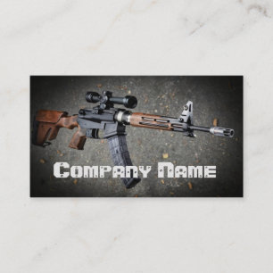 Tarjeta De Visita Armas de fuego AK-47