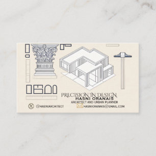 Tarjeta De Visita Armonía Arquitectónica – Precisión que se Encuentr