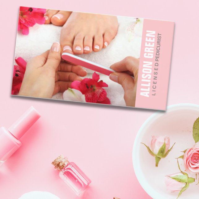 Tarjeta De Visita Aromaterapia Manicurista Pedicura Salón (Subido por el creador)