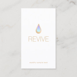 Tarjeta De Visita Aromaterapia Natural Skincare y Wellness Spa