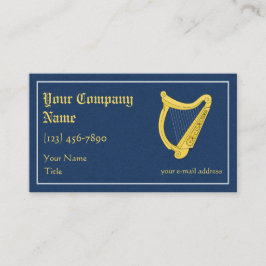 Tarjeta De Visita Arpa irlandesa