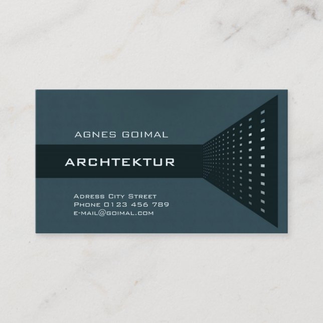 Tarjeta De Visita Arquitecto (Anverso)