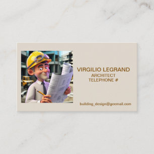 TARJETA DE VISITA " ARQUITECTO "