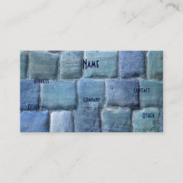 Tarjeta De Visita Arquitecto Blue Sandstone I