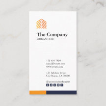 Arquitecto BusinessCard vertical social del