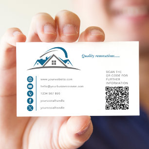 Tarjeta De Visita Arquitecto, Constructor, Realtor, Construcción de