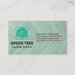 Tarjeta De Visita Arquitecto de paisajes   Árbol