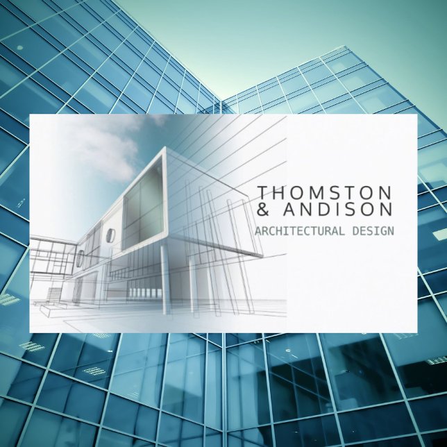 Tarjeta De Visita Arquitecto del Diseñador de interiores del constru (Builder Contractor Interior Designer Architect Business Card)