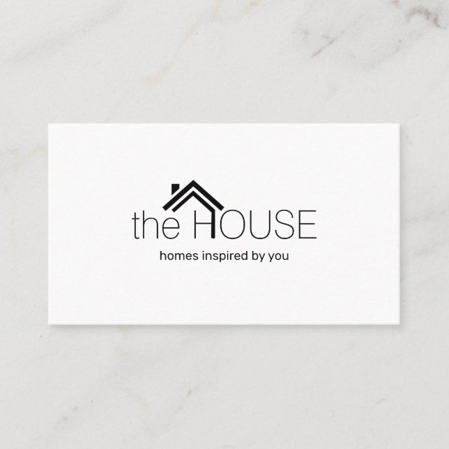 Tarjeta De Visita Arquitecto Diseñador de Interiores Constructor Mod (Anverso)