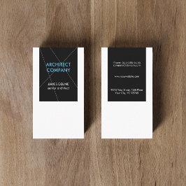 Tarjeta De Visita Arquitecto elegante minimalista
