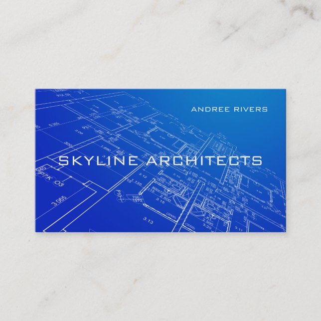 Tarjeta De Visita Arquitecto, Generador, Empresa General de Contrati (Anverso)