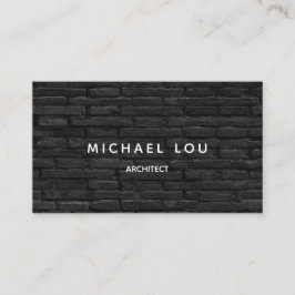 Tarjeta De Visita Arquitecto profesional de construcción de ladrillo