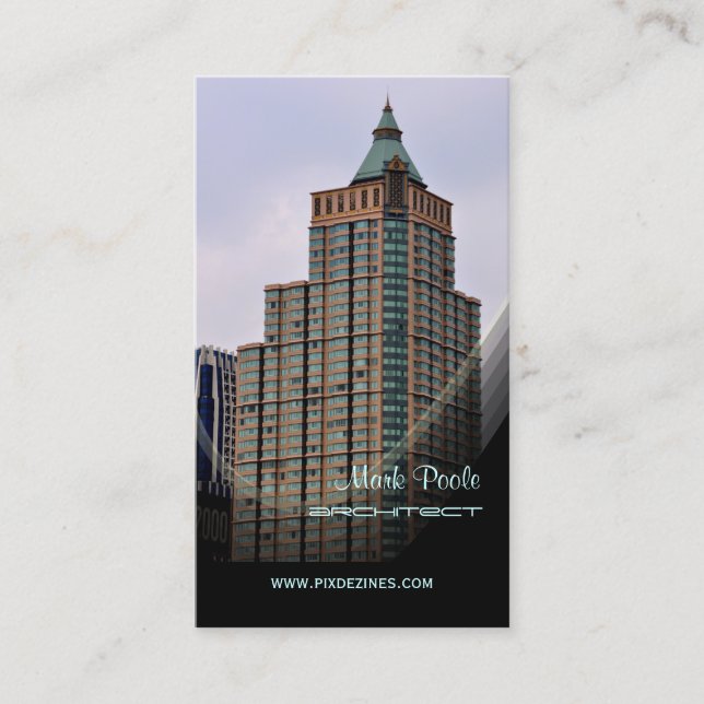 Tarjeta De Visita Arquitectos de diseño PixDezines (Anverso)