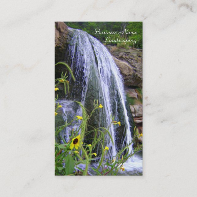 Tarjeta De Visita Arquitectos de los contratistas del paisaje (Anverso)