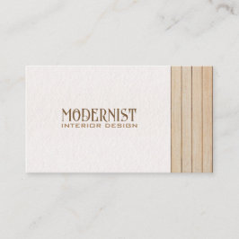 Tarjeta De Visita Arquitectura De Madera Y Hormigón, Diseño Interior