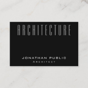 Tarjeta De Visita Arquitectura Moderna y de diseño Lujo elegante