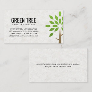 Tarjeta De Visita Arquitectura paisajística   Icono de árbol