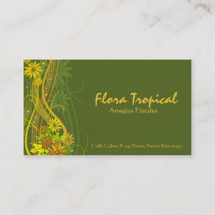 Tarjeta de visita Arreglos Florales