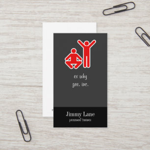 Tarjeta De Visita Arriba y abajo de