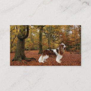 Tarjeta de visita arrogante de Breede del perro de