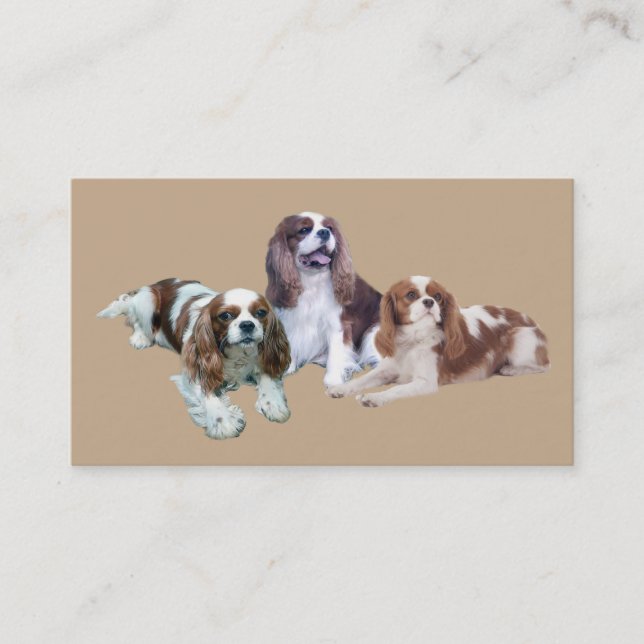 Tarjeta de visita arrogante de Breede del perro de (Anverso)