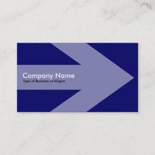 Tarjeta De Visita Arrow v2 - Azul marino 000066