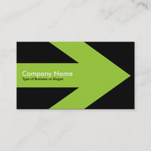 Tarjeta De Visita Arrow v3 (Martian Green) - Negro