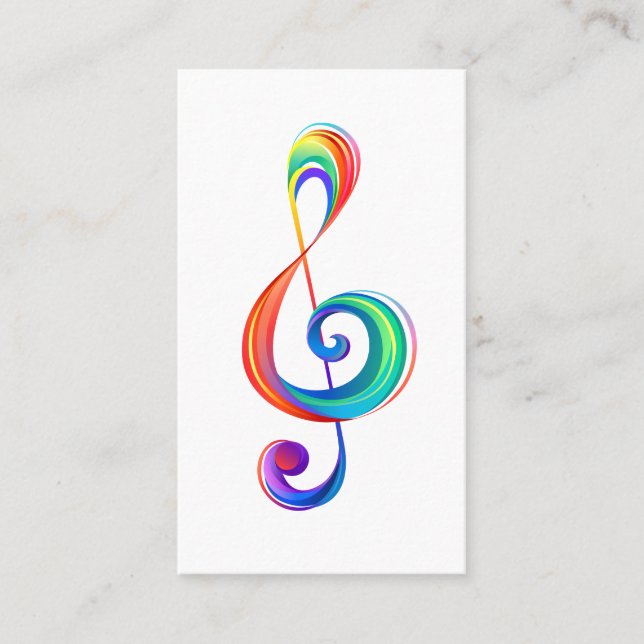 Tarjeta De Visita Arroyo arcoiris estratificado (Anverso)