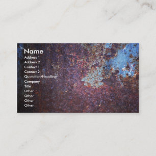 Tarjeta De Visita Arroz azul