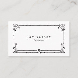 Tarjeta De Visita Art déco clásico/arte Nouveau