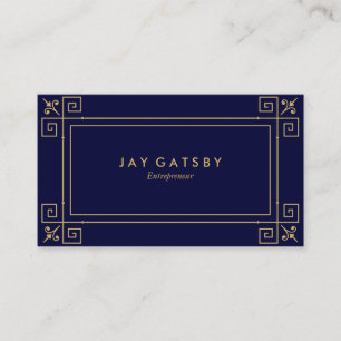 Tarjeta De Visita Art déco clásico/arte Nouveau