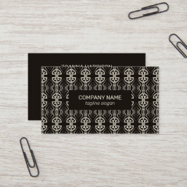 Tarjeta De Visita Art Deco moderno