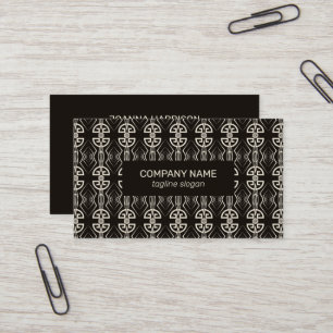 Tarjeta De Visita Art Deco moderno