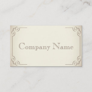 Tarjeta de visita Art Deco Vintage