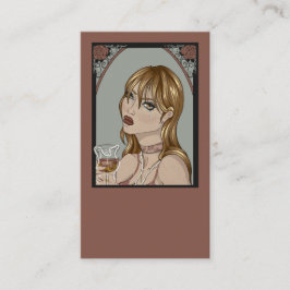 Tarjeta De Visita Art nouveau