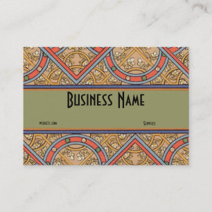 Tarjeta de visita Art Nouveau Deco Elegante