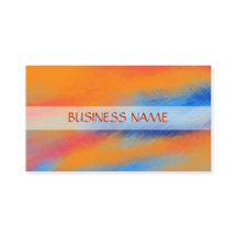 Arte abstracto 10 de la pintura anaranjada azul