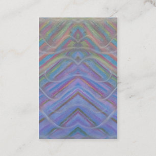 Tarjeta De Visita Arte abstracto colorido único de 40M