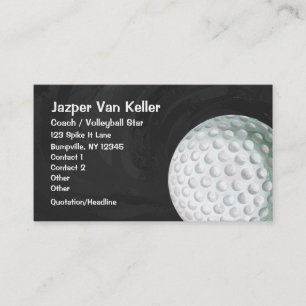 Tarjeta De Visita Arte de bolas de golf
