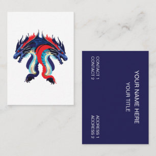 Tarjeta De Visita Arte de fantasía de dragón Dragón 