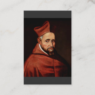 Tarjeta De Visita Arte de la Biblioteca Romana de San Roberto Belarm
