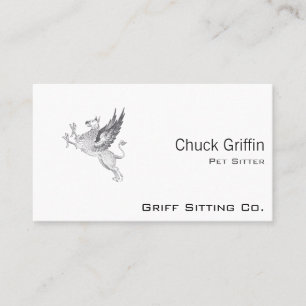 Tarjeta De Visita Arte de línea de prensa de cartas antiguas de grif